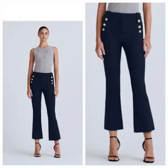 Derek Lam 10 Crosby Robertson Crop Flare Pants